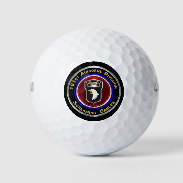 Balles De Golf 101e division aéroportée Screaming Eagles (Devant)