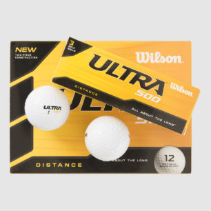 Balles De Golf (12 pack) Wilson Ultra 500 Distance Golf Ball