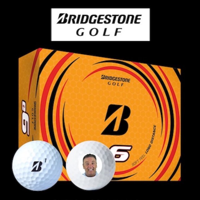 Balles De Golf 12 x Bridgestone e6 Custom Photo Golf Balls (Box of 12 Bridgestone e6 custom photo golf balls.)
