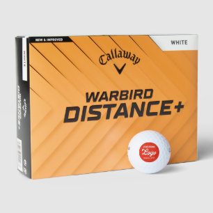 Balles De Golf 12 x Logo Personnalisé Photo Callaway Warbird Golf