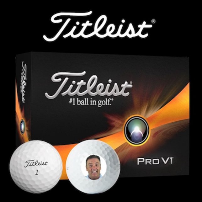 Balles De Golf 12 x Titleist Pro V1 Custom Photo Golf Balls (Box of 12 Titleist Pro V1 custom photo golf balls.)