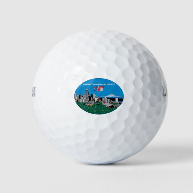 Balles De Golf 13e district de CG Pacifique Nord-Ouest (Devant)