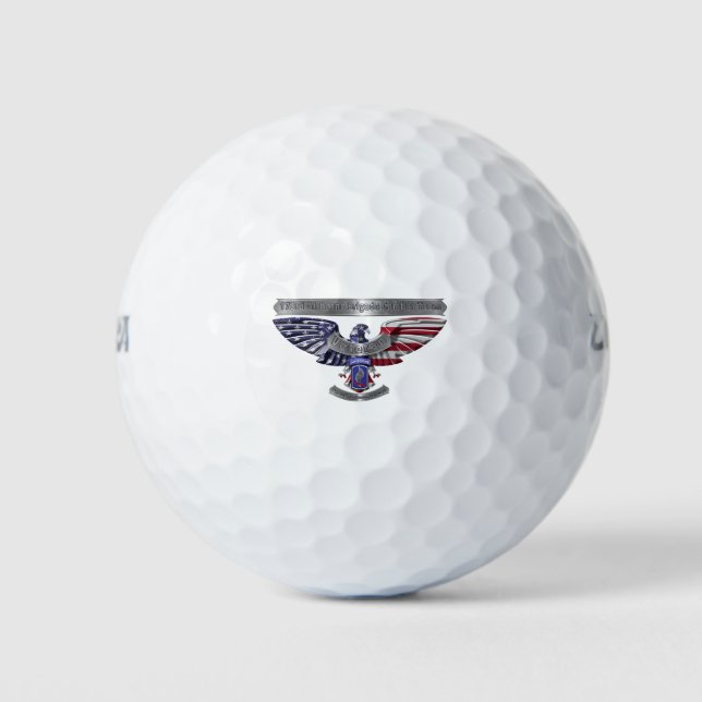 Balles De Golf 173e aéroporté “Fier d'avoir Servi” (Devant)