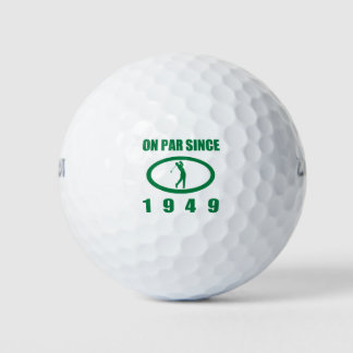 Balles De Golf 1949 70e Birthday