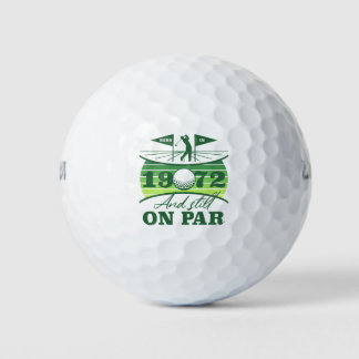 Balles De Golf 1972 70e anniversaire de golf Lover