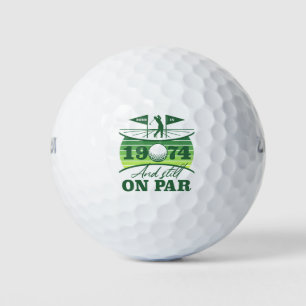 Balles De Golf 1974 50e anniversaire Humour de golf