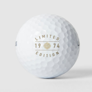 Balles De Golf 1974 Limited Edition 50e anniversaire