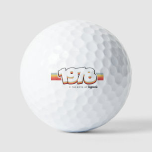 Balles De Golf 1978 La naissance des légendes