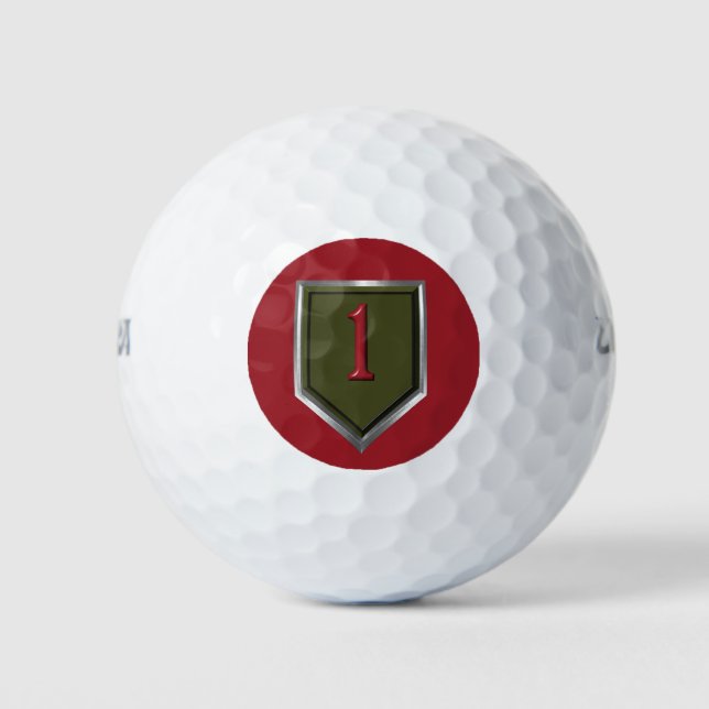 Balles De Golf 1re division d'infanterie « Big Red One » (Devant)