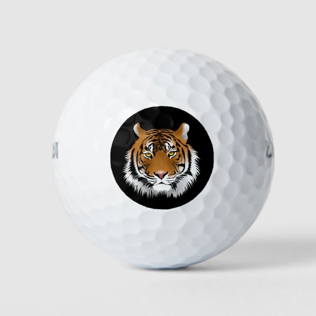 Balles De Golf 2022 Année pour la protection des tigres (Devant)