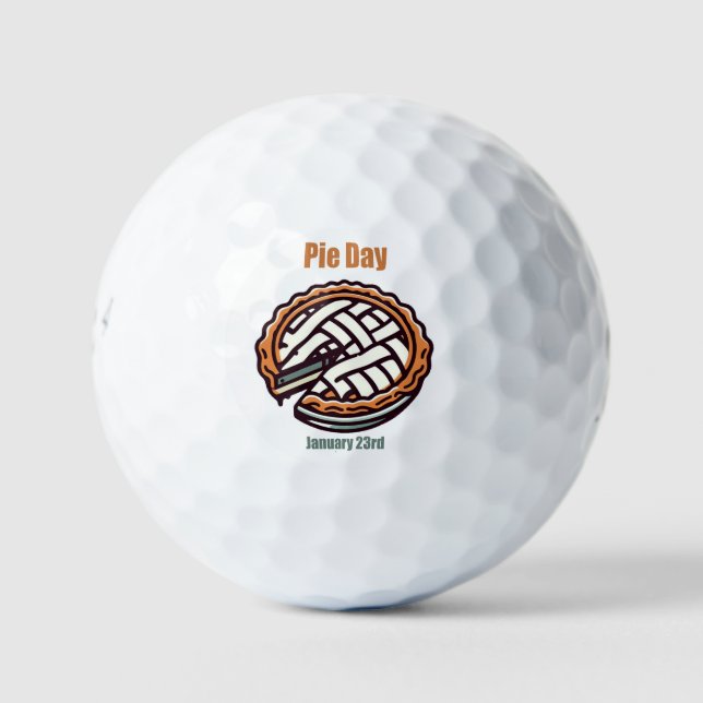 Balles De Golf 23 janvier - Jour des tartes (Devant)