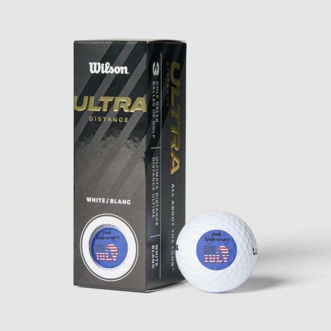 Balles De Golf 250e anniversaire des États-Unis (Emballage)