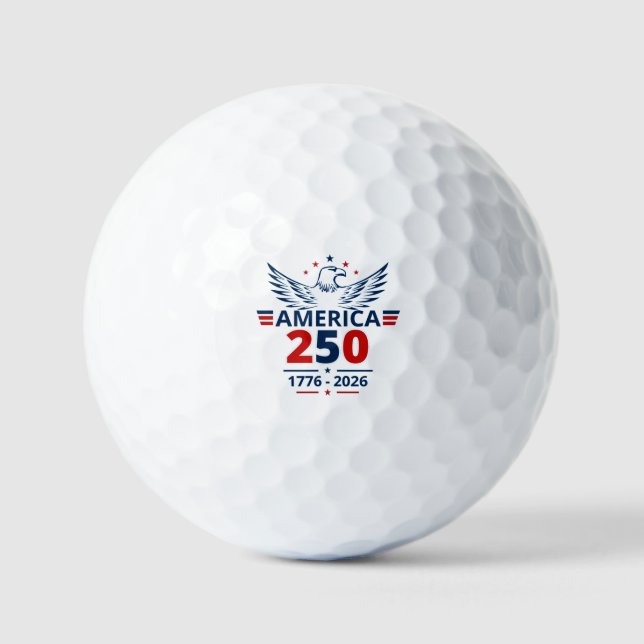 Balles De Golf 250e anniversaire des États-Unis (Recto)