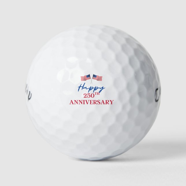 Balles De Golf 250e anniversaire des États-Unis d'Amérique (Devant)