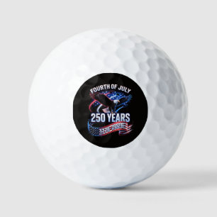 Balles De Golf 250e anniversaire États-Unis 1776-2026 Patriotique