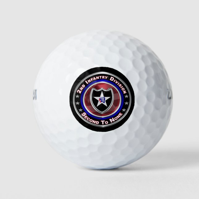 Balles De Golf 2e division d'infanterie « Division Indianhead » (Devant)