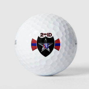 Balles De Golf 2ème Division d'Infanterie “Indianhead Division” P