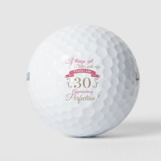 Balles De Golf 30e anniversaire mieux avec l'âge