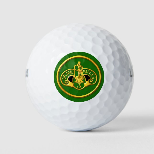 Balles De Golf 3e régiment de cavalerie blindée (Devant)