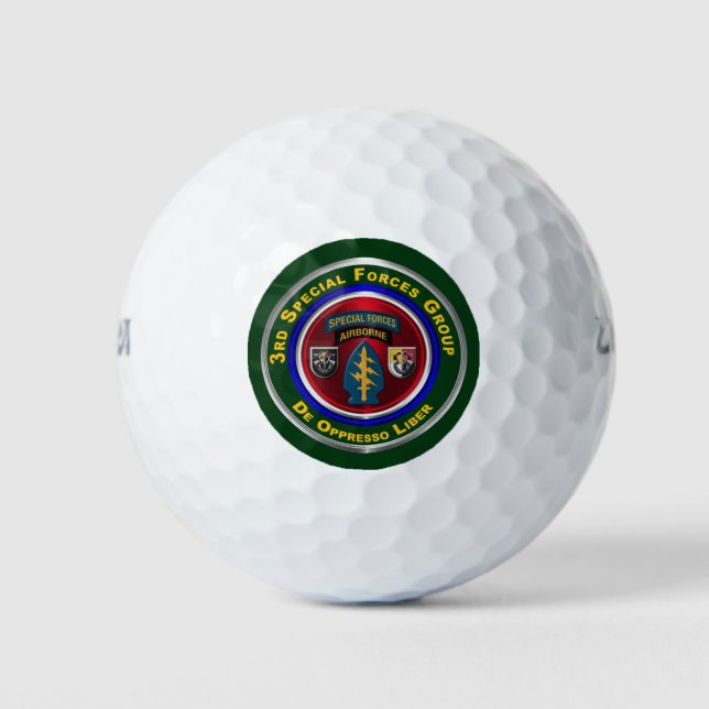 Balles De Golf 3ème Groupe des Opérations Spéciales aéroporté  (Devant)