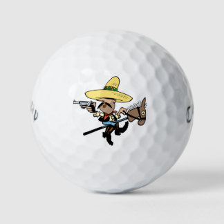 Balles De Golf 3x Conception "Bandit" de l'arbitre de renvoi