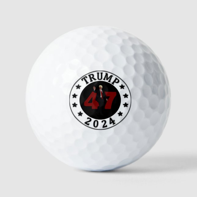 BALLES DE GOLF 47 TRUMP 2024 (Recto)