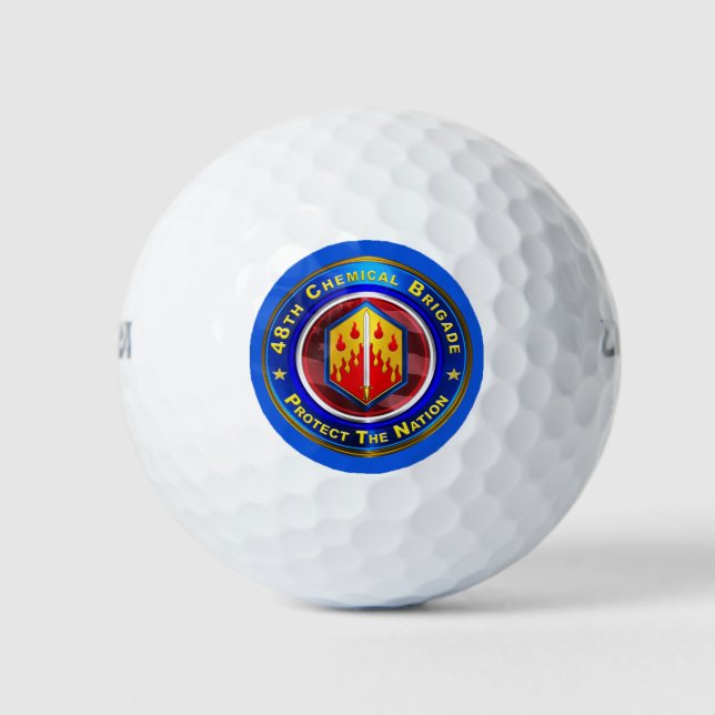 Balles De Golf 48e brigade chimique « Prouvé au combat » (Devant)