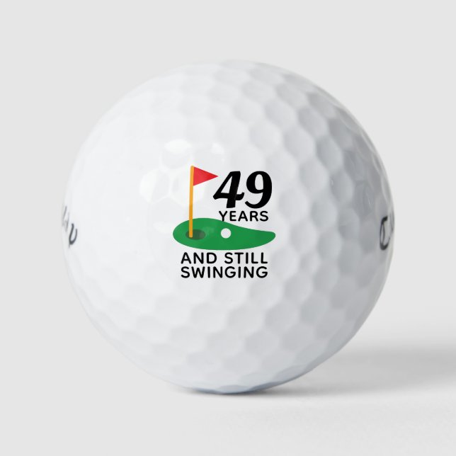 Balles De Golf 49 ans et toujours en train de changer drôle 49e a (Devant)
