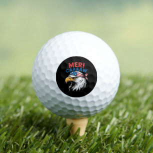 Balles De Golf 4 juillet Aigle Liberté Patriotique