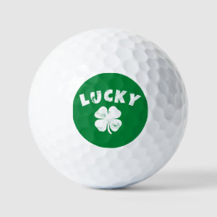 Balles De Golf 4 Leaf Lucky Clover St. Patrick's Day