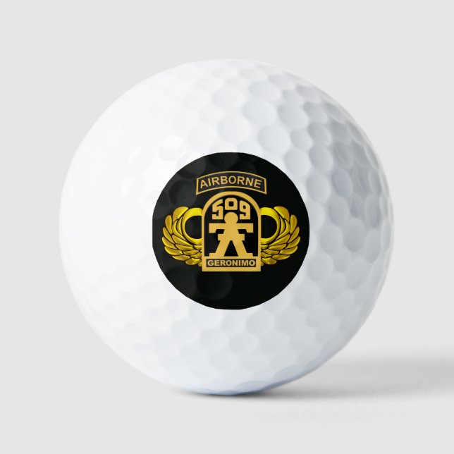 Balles De Golf 509e régiment d'infanterie parachutiste GERONIMO  (Recto)