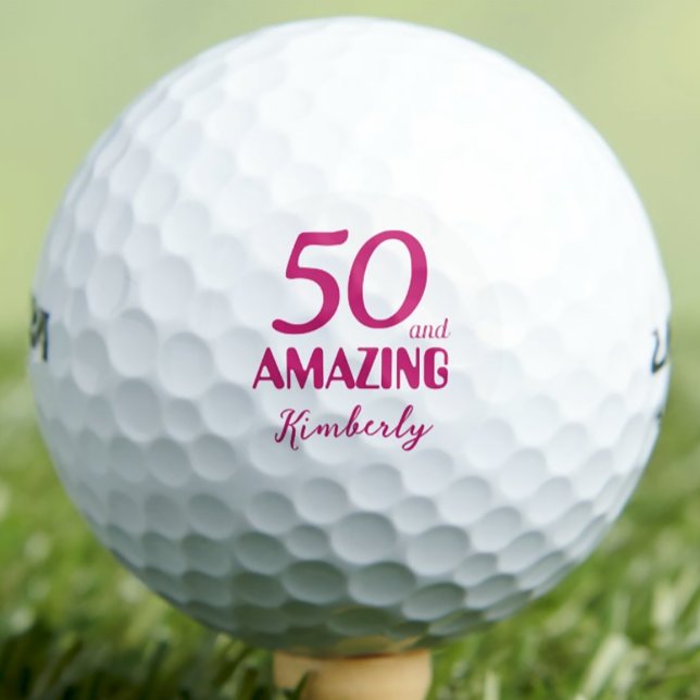 Balles De Golf 50 et cadeau de soeur Extraordinaire - 50e anniver (Créateur téléchargé)