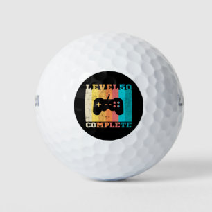 Balles De Golf 50e anniversaire / Anniversaire Niveau 50 achevé