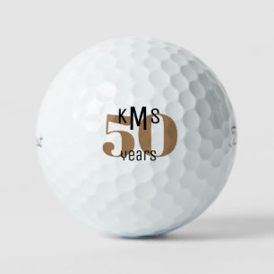 Balles De Golf 50e anniversaire Monogramme Titleist Pro V1