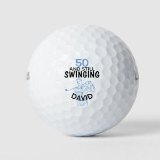 Balles De Golf 50e anniversaire personnalisé