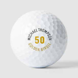 Balles De Golf 50e anniversaire personnalisé
