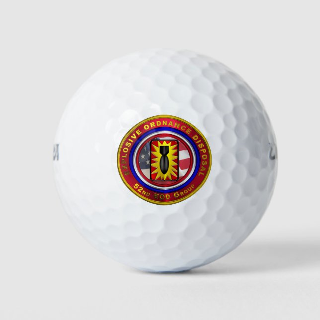 Balles De Golf 52e Groupe de neutralisation des explosifs et muni (Devant)