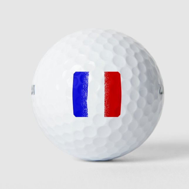 Balles De Golf 5469Drapeau de France (Devant)