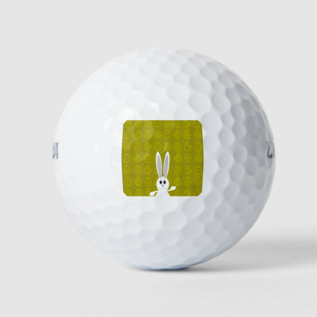 Balles De Golf 5946Lapin de Pâques (Devant)