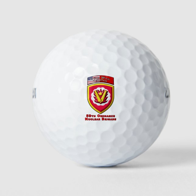 Balles De Golf 59e brigade d'ordonnance “Dissuasion nucléaire de  (Devant)