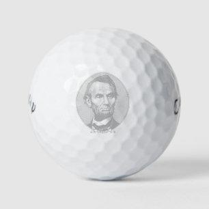 Balles De Golf $5 Dollar Argent du président Abraham Lincoln