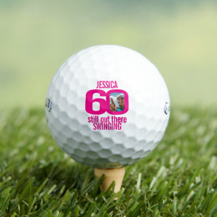 Balles De Golf 60 photo rose blanc toujours en train de swinguer