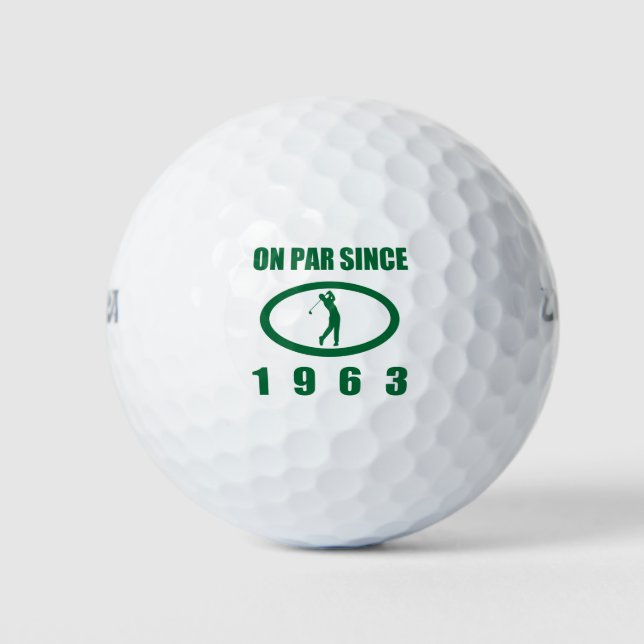 Balles De Golf 60e anniversaire de Golf Lover 1963 (Devant)