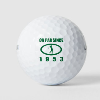 Balles De Golf 70e anniversaire de Golf Lover 1953
