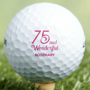 Balles De Golf 75 et merveilleux cadeau d'anniversaire pour maman