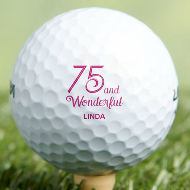Balles De Golf 75e cadeau d'anniversaire pour un collaborateur -  (Créateur téléchargé)