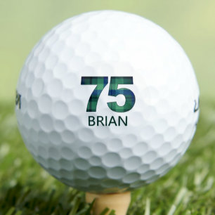 Balles De Golf 75e cadeau Plaid pour Voisin - 75 et légendaire