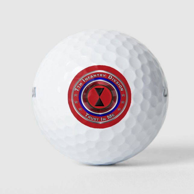 Balles De Golf 7e division d'infanterie « Division Bayonet » (Devant)