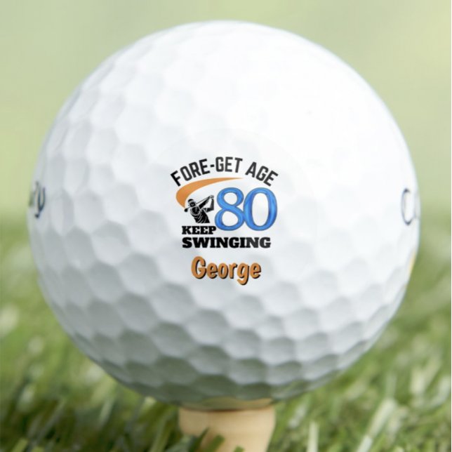 Balles De Golf 80e Cadeau pour oncle – Hommage à la balançoire (Créateur téléchargé)