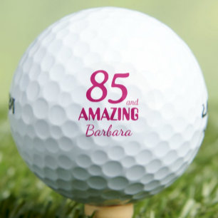 Balles De Golf 85e Cadeau pour collègue rose moderne incroyable